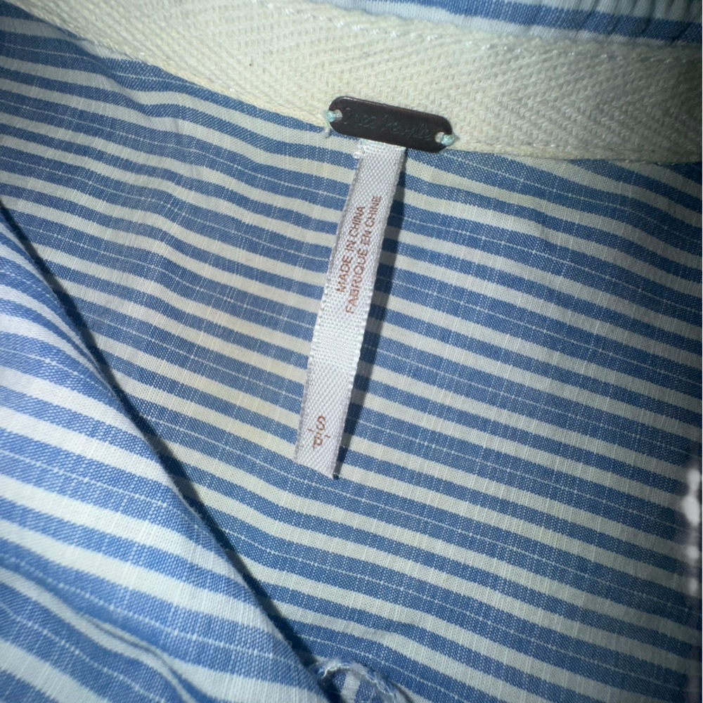 Free People Blue Striped Dress - Picture 2 of 2